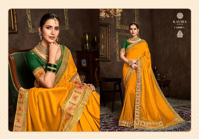 Kavira Aarya Heavy Designer Wholesale Wedding Wear Sarees